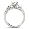 Image 2 : 0.7 CTW Certified VS/SI Diamond Solitaire Ring 18K White Gold - REF-114W9F - 27861