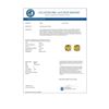 Image 3 : 1.08 CTW Certified Intense Yellow SI Diamond Solitaire Stud Earrings 10K White Gold - REF-116W3F - 3