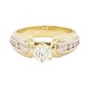 0.66 ctw Diamond Ring -1 4KT Yellow And White Gold