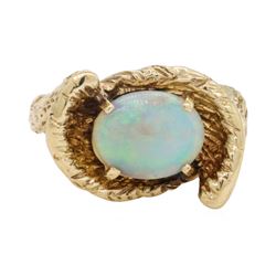 2.5 ctw Opal Ring - 14KT Yellow Gold