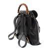 Image 3 : Gucci Black Leather Drawstring Bamboo Mini Backpack