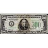 1934 $500 Federal Reserve Note San Francisco