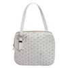 Goyard White Canvas Leather Goyardine Yona PM Tote Bag