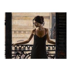 Luciana at the Balcony by Perez, Fabian