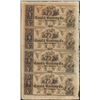 Image 1 : Uncut Sheet of 1800's $5 Canal & Banking Co. Obsolete Notes