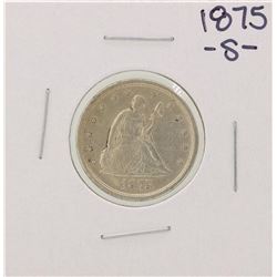 1875-S Twenty Cent Piece Coin