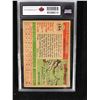 Image 2 : 1955 TOPPS #164 ROBERTO CLEMENTE -ROOKIE CARD- (4 VGE) KSA GRADED