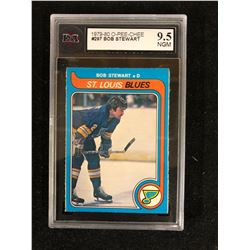 1979-80 O-PEE-CHEE #297 BOB STEWART (9.5 NGM) KSA GRADED