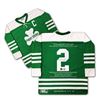 Image 1 : Bobby Orr Parry Sound Shamrocks Autographed Green Custom Career Stats Hockey Jersey #12/12