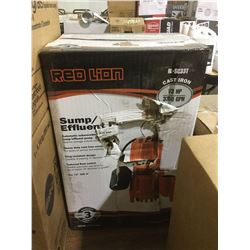 Red Lion Sump Pump Cast Iron 1/3HP