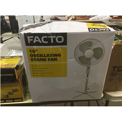 Facto 16" Oscillating Stand Fan