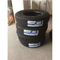 Lot of 4 Haida 185R14C-8PR 102/100Q Tires No Rim