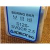 Image 2 : New Korloy 3/4" Indexable Boring Bars, P/N: S12S-SVQCR 2.5