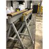 Image 3 : Set (2) of Saw Horses 3 Ton Capacity 60" x 36"