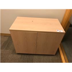 MAPLE 2 DOOR STORAGE CABINET