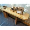 Image 2 : REMAINING CONTENTS OF ROOM INC. MAPLE CREDENZA, OAK SIDE TABLE, AND OAK PRESENTATION BOARD