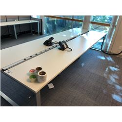 CONTENTS OF TELEMARKETING AREA INC. BULL PEN WORKSTATIONS WITH MATCHING CABINETS