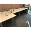 Image 2 : CONTENTS OF TELEMARKETING AREA INC. BULL PEN WORKSTATIONS WITH MATCHING CABINETS