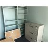 Image 2 : CONTENTS OF OFFICE INC. MAPLE COMPUTER DESK, 3 DRAWER LATERAL FILE CABINET, CONFERENCE TABLE, 2