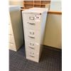 Image 1 : WHITE 4 DRAWER LETTER SIZE FILE CABINET