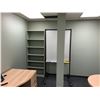 Image 2 : CONTENTS OF OFFICE INC. MAPLE CORNER COMPUTER DESK, 2 TALL BOOK SHELVES, CONFERENCE TABLE AND