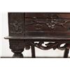 Image 6 : Late Qing Dynasty "Suan Zhi" Carved "Dragon, Floral and Bamboo Pattern" Chair. Condition as is, show