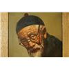 Image 2 : Portrait of the Old, Signed Tang, Ping. Condition as is, shown in photos.