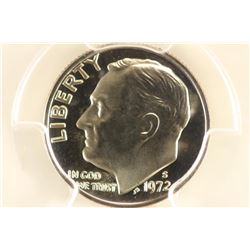 1972-S ROOSEVELT DIME PCGS PR68 CAM