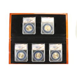 2007-P SET OF ALL 4 PRESIDENTIAL DOLLARS &