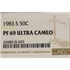 Image 3 : 1983-S KENNEDY HALF DOLLAR NGC PF69 ULTRA CAMEO