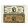 Image 1 : 1928-D & 1953 $2 US NOTES RED SEALS