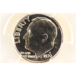 1970-S ROOSEVELT DIME PCGS PR68