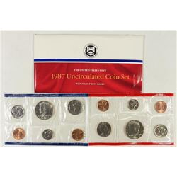 1987 US MINT SET (UNC) P/D (WITH ENVELOPE)