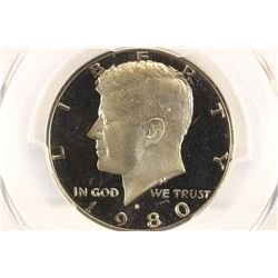 1980-S KENNEDY HALF DOLLAR PCGS PR69 DCAM