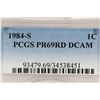 Image 3 : 1984-S LINCOLN CENT PCGS PR69RD DCAM