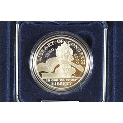 2000-P LIBRARY OF CONGRESS PROOF SILVER DOLLAR