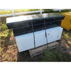 Qty 3 truck tool boxes