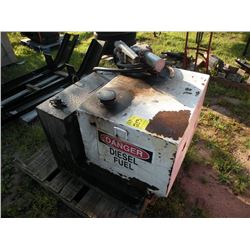 Qty 2 fuel tanks w/electric pump