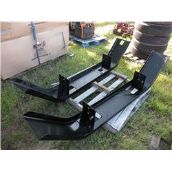 Pair of front bumpers