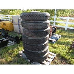 Qty 6  19.5" tires