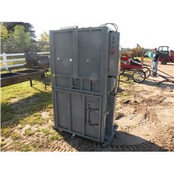Cardboard compactor/baler, City Owned