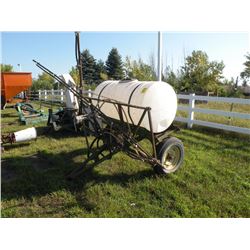 Pull type boom sprayer, approx 30ft