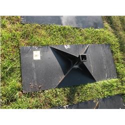 Receiver plate for skidloader -New