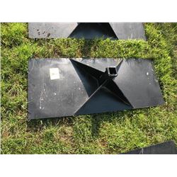 Receiver plate for skidloader -New