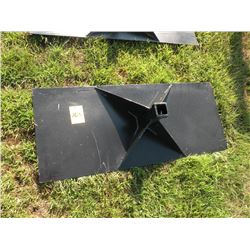 Receiver plate for skidloader -New