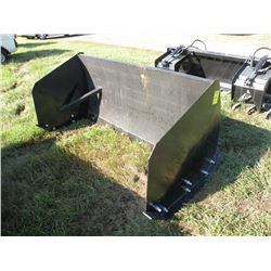 72" snow pusher w/metal bolt-on cutting edge -New