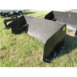 84" snow pusher w/metal bolt-on cutting edge -New