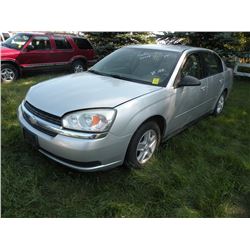 2004 Chev Malibu, County Owned SN#-1G1ZT52874F199977