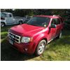 Image 1 : 2010 Ford Escape SN#-1FMCU9DG7AKA52918