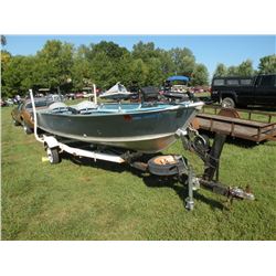 1981 Alumacraft boat w/1983 trailer